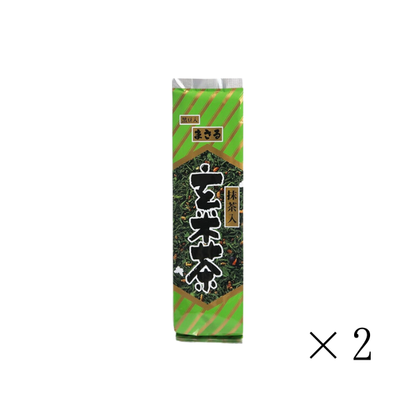 まさる 抹茶入玄米茶 200g×２